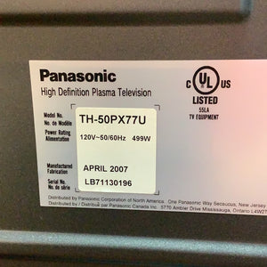 Panasonic High Definition TV