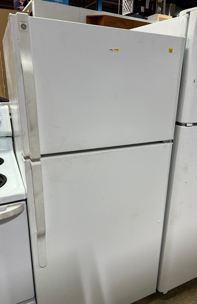 White GE Refrigerator
