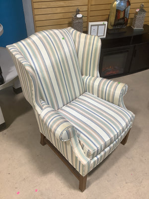 Pastel Pinstripe Armchair