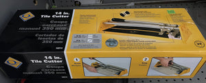 Professional Tile Cutter Yellow and Black 14-in