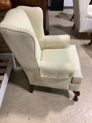 French Vanilla Wingback Chair