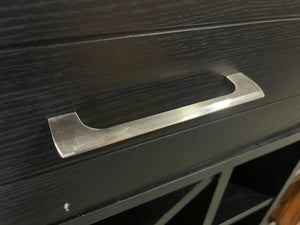 Modern Black Wood Buffet & Cabinet