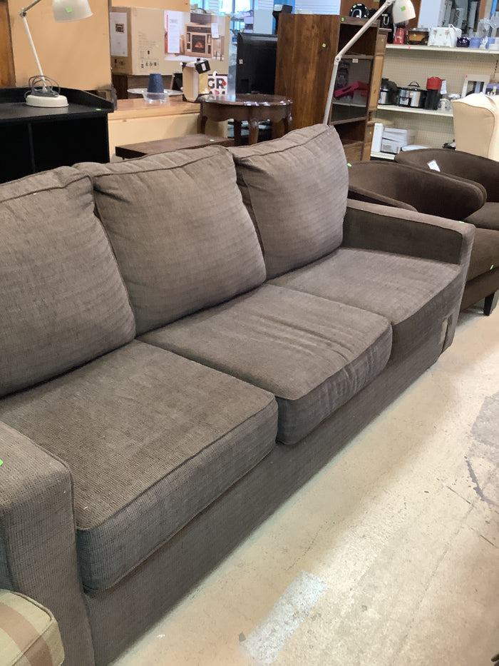 Traditional Brown Couch