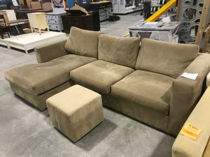 Beige 3-seater sectional