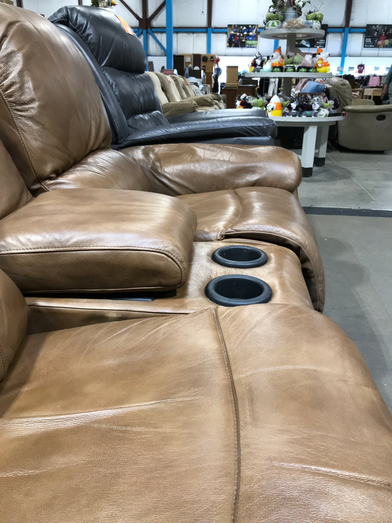 La-Z-Boy 2 Seater Leather Loveseat