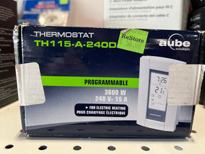 Aube Line Volt 7-day Programmable Thermostat for Electric Heat