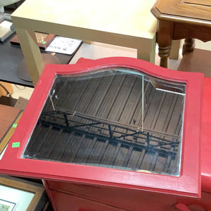 Painted Retro Dresser with Mirror