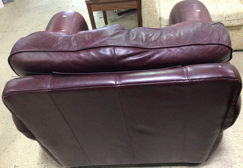 Raspberry Maroon Armchair