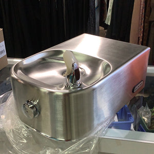 Stainless Steel Wall-Mount Water Fountain