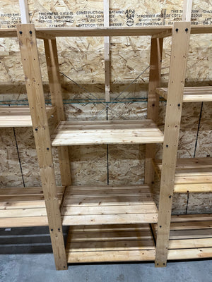 IKEA 10-Piece Wooden Storage Shelf Set