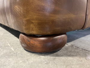 Brown Leather Couch
