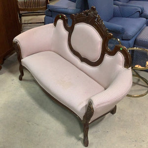 Vintage Style Pink Love Seat