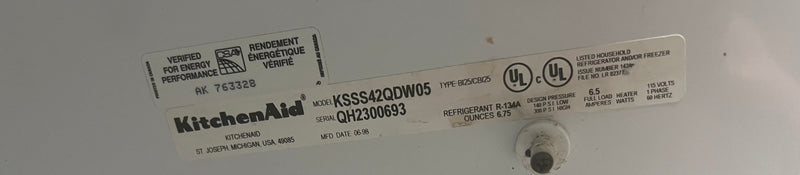 KitchenAid Superba 42 Refrigerator