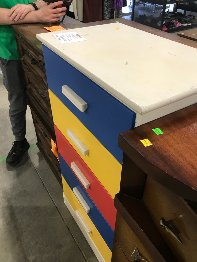 Red, Yellow and Blue Dresser