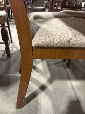 Colonial Revival Style Dining Table with Five Chairs