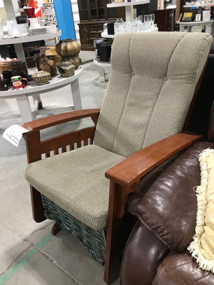 Wooden Rocking Chair With Cushions