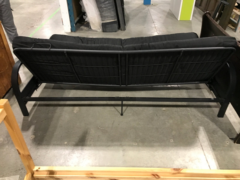 Black Futon with Black Metal Frame