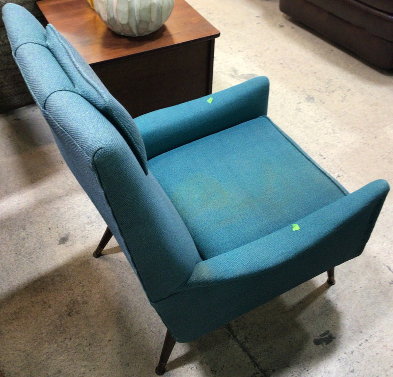 Teal Retro Lounge Chair