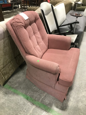 Pink Swivel Armchair