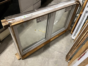 Black Double-Pane Sliding Window – Modern Aluminum Frame