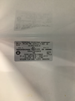 White Energy Star GE Fridgerator