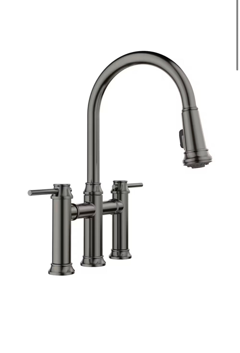 Blanco Empressa Pull-Down Bridge Kitchen Faucet