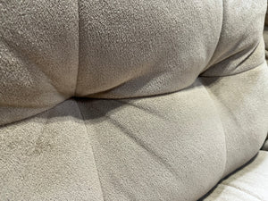 Modern Beige & Espresso Sectional Sofa