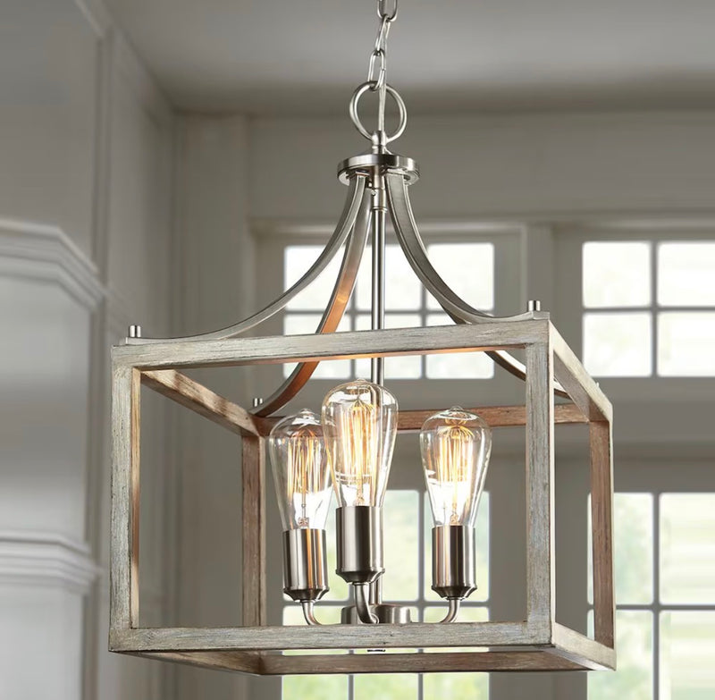 Boswell 3-Light Pendant in Brushed Nickel