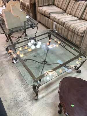 Clear Glass Coffee Table