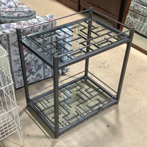 Art Deco Glass Wine Table