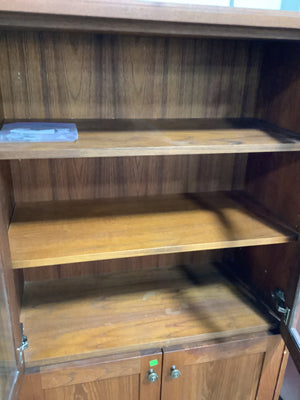 Traditional Teak Display Cabinet