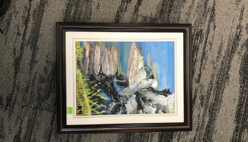R. Wolff's Shipwreck Irish Coastal Scene Acrylic Canvas