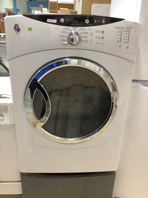 GE White Front Load Dryer