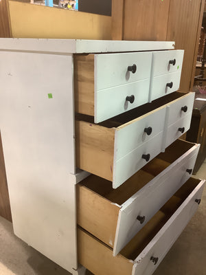 White Hardwood Dresser
