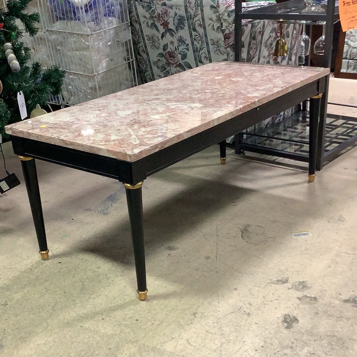 Pink Marble Coffee Table