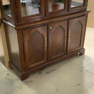 Glass Buffet & Hutch