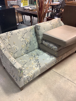 Grey Floral Sofa