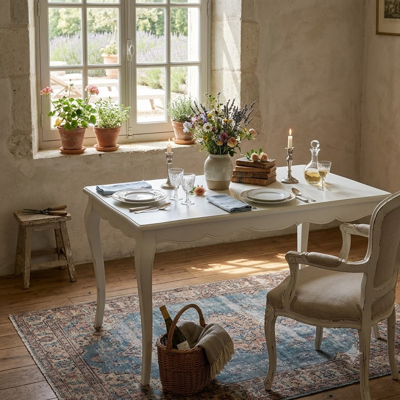 BLANCA French Table White