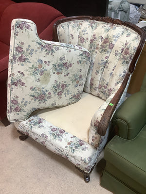 Vintage Wingback Armchair