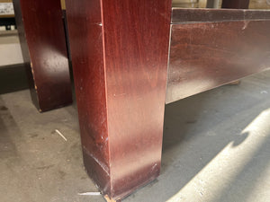 Cherry Wood Vanity with Large Sink