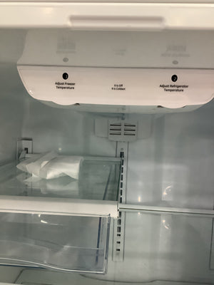 White Energy Star GE Fridgerator