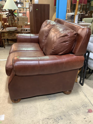 Leather Loveseat