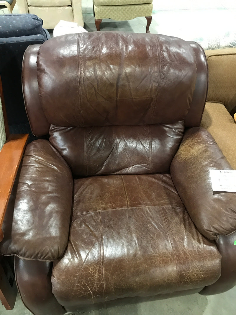 Oversized Leather Armchair
