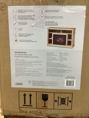Woodhaven 46” Media Fireplace