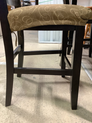 7 Piece Black Dining Table with Chairs