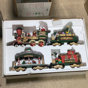 Animated Holiday Train Set