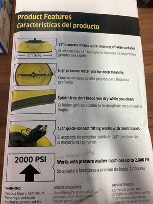 K’a’rcher Hard Surface Pressure Washer Attachment