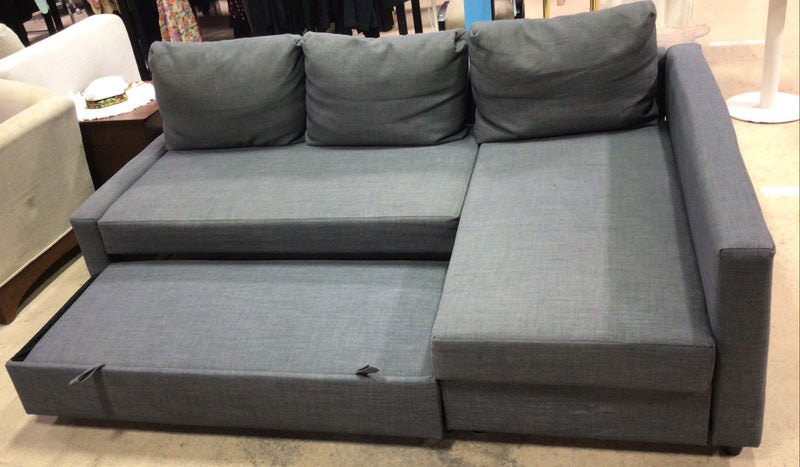 Grey Cozy Pull Out Couch