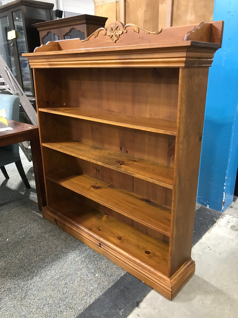 Decorative Pine Wood Book Case