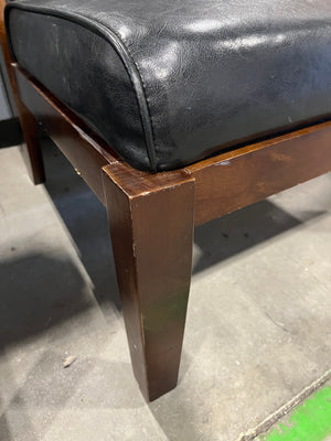 Large Faux Leather Chair